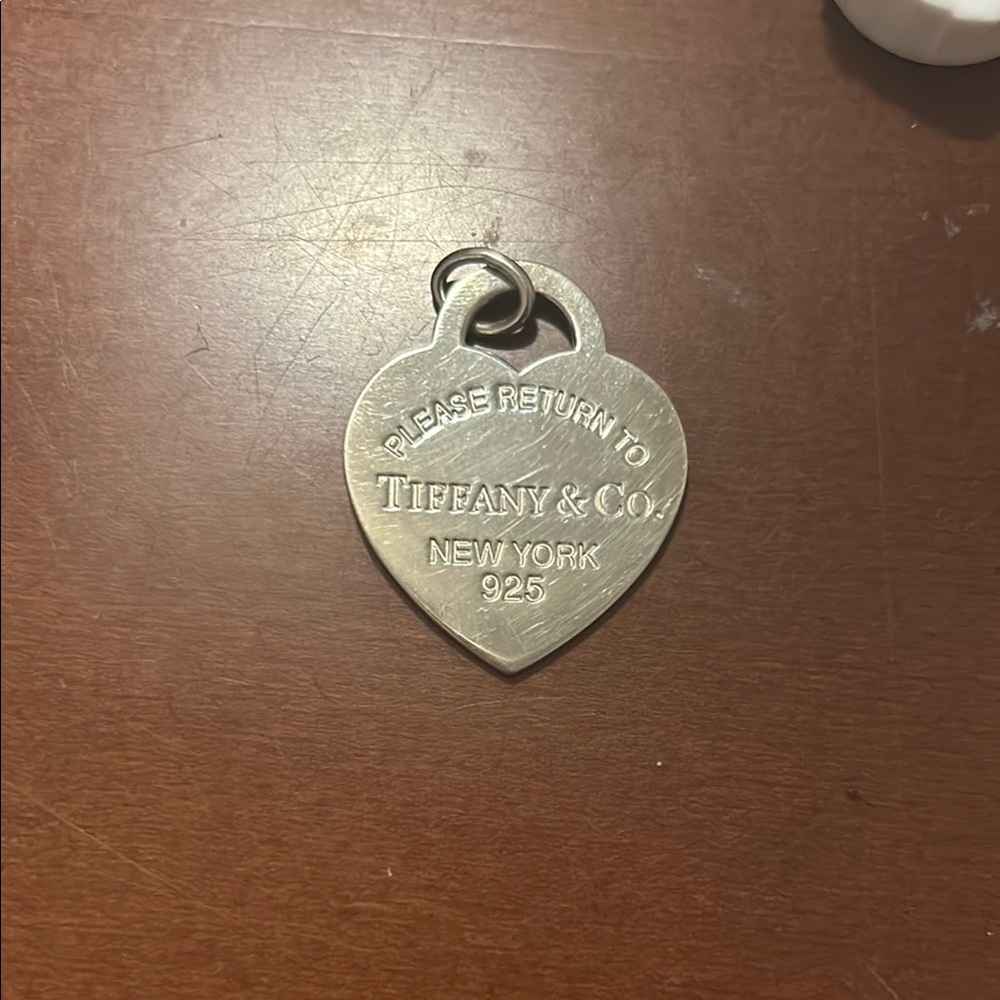 Tiffany & Co. Silver Heart Tag Pendant Size XL
